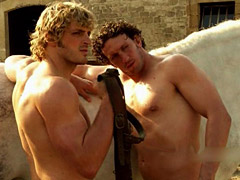 Two slender hunks Rugby Players Bergamasco