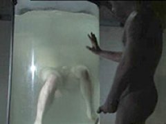 CJ submerges Dante in water, and later fucks him