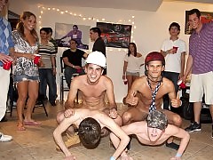 Hot college gay twink sex after party