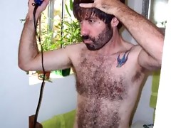 Bear guys jerking their hard dicks on cam for anyone to see