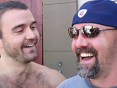 Mature gay likes to get his cock sucked and his ass fucked