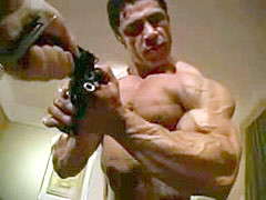 Amateur muscle men