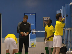 Its start of new football season, changing rooms